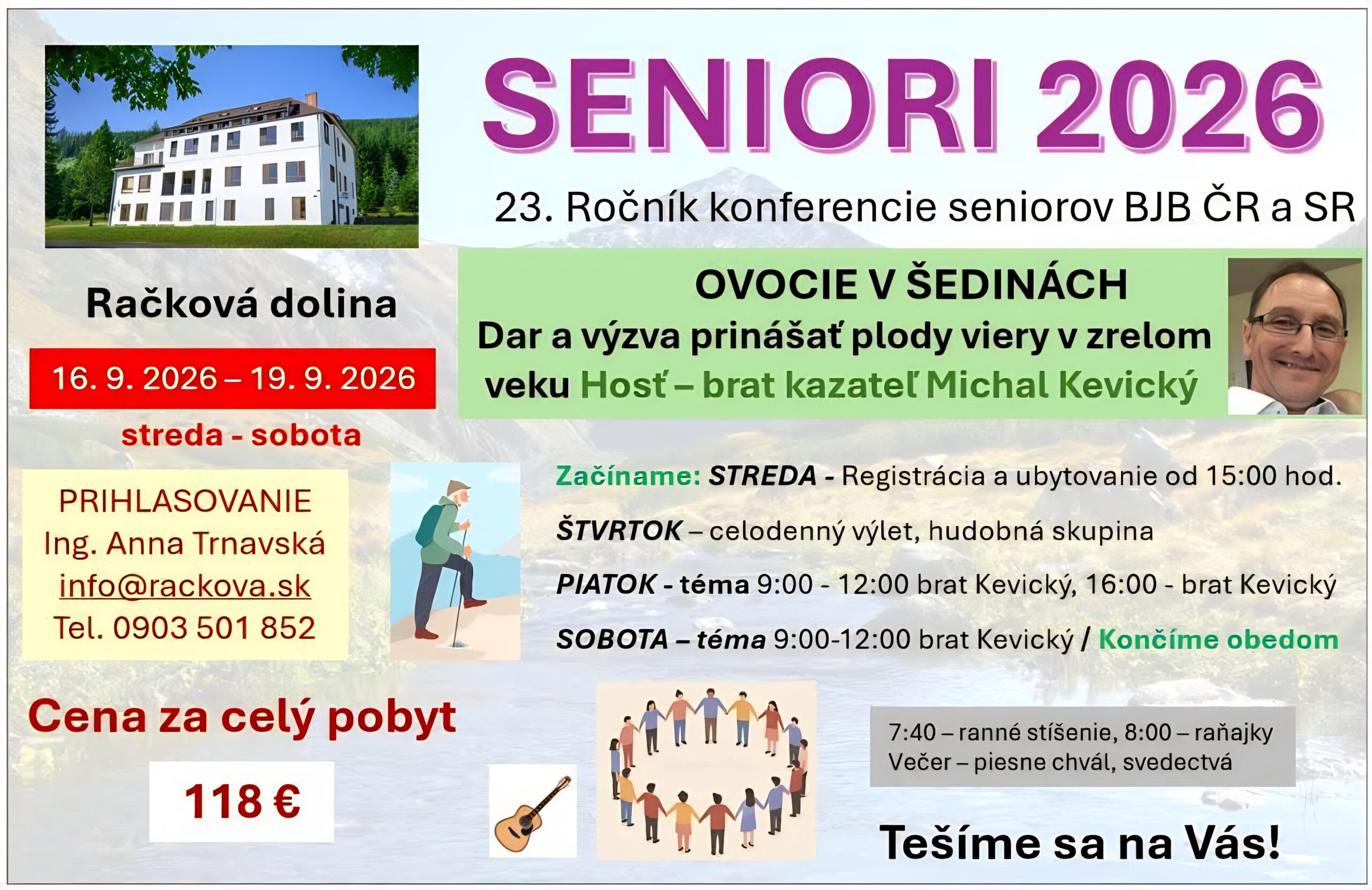 Konferencia seniorov BJB ČR a SR 2026